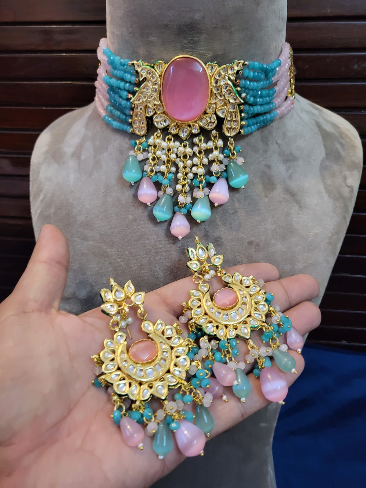 Traditional Indian Bridal Necklace Set