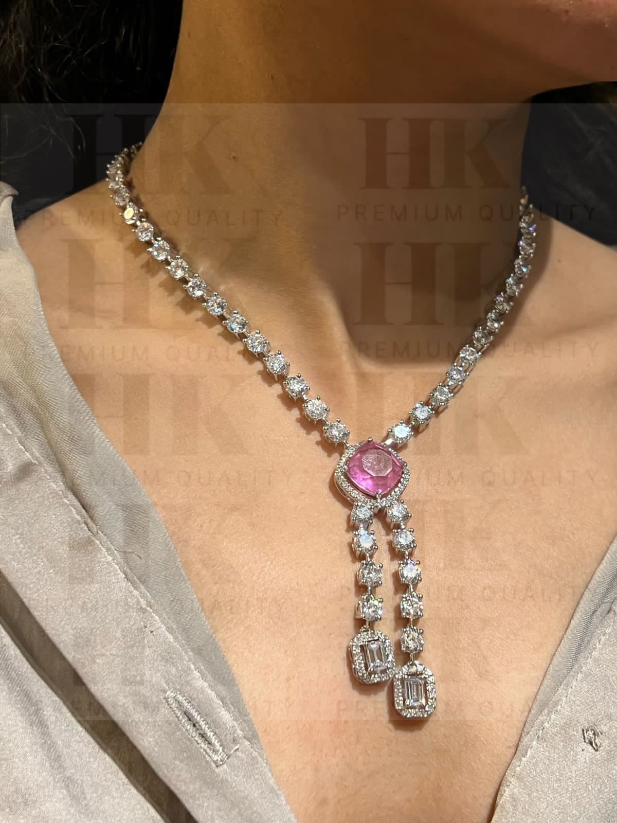 Stunning Indian Diamond Necklace