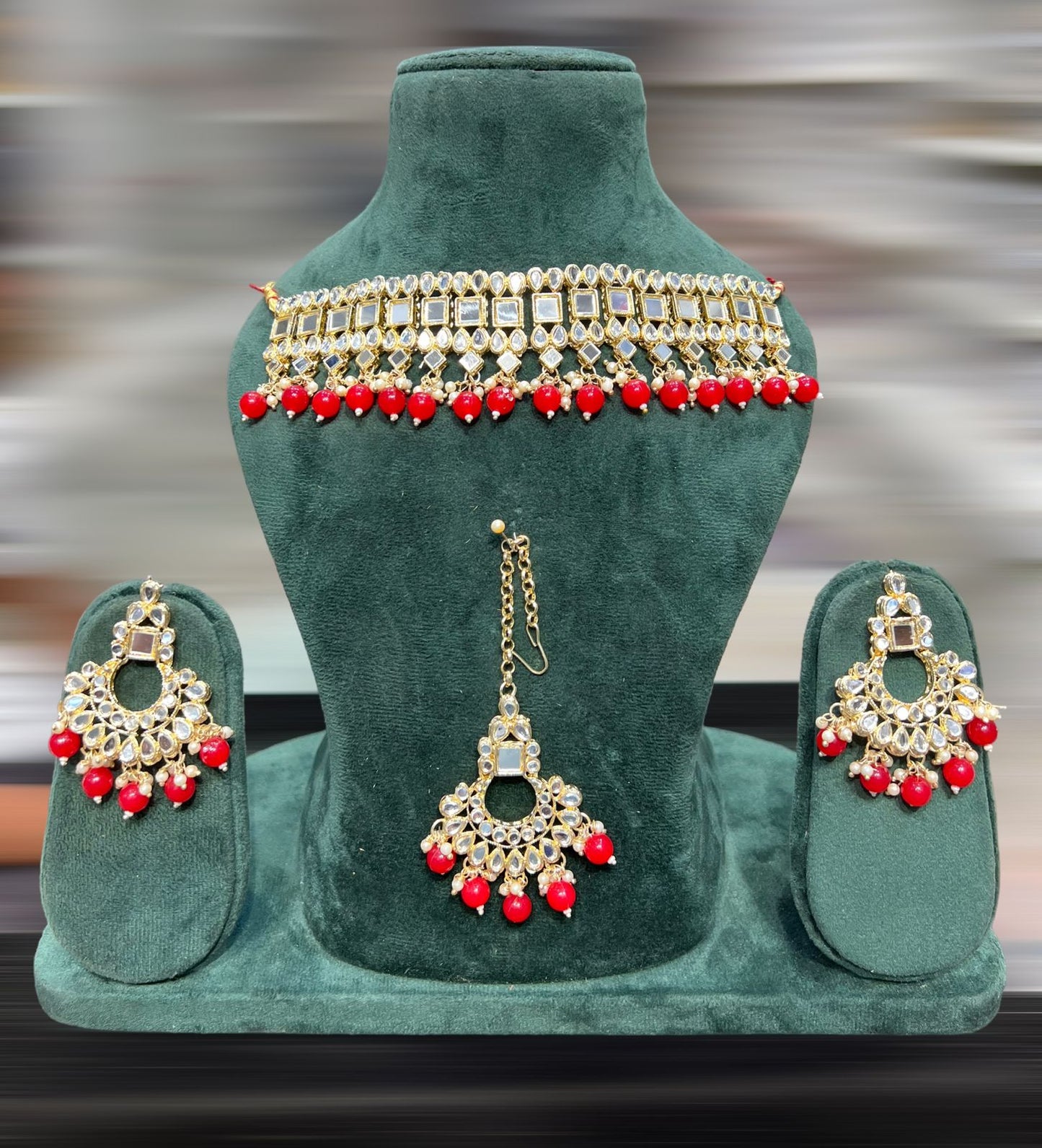 Elegant Indian Bridal Necklace Set